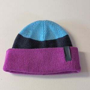 Norrona Merino Pink and Blue Women's Beanie